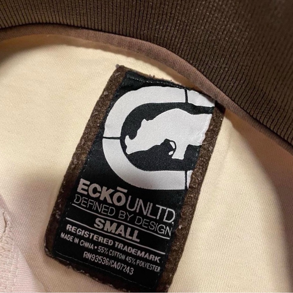 Vintage Ecko Unltd. Y2K Houndstooth Print Mixed Pattern Full-Zip Utility Jacket - Picture 3 of 5